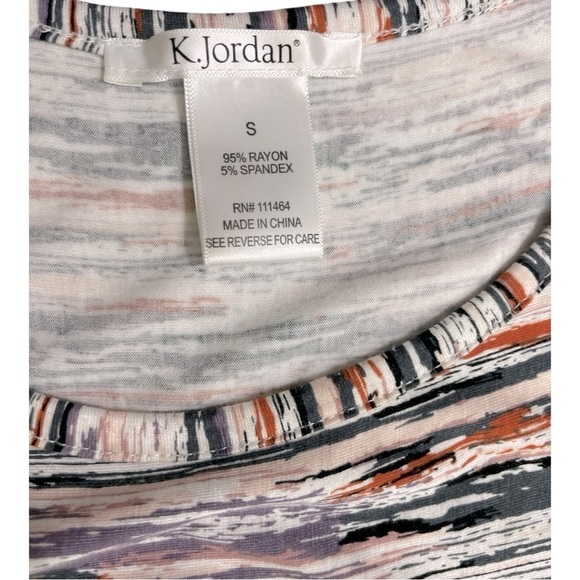 K. Jordan Women's Striped Fit-And-Flare Dresss size S - Picture 6 of 7